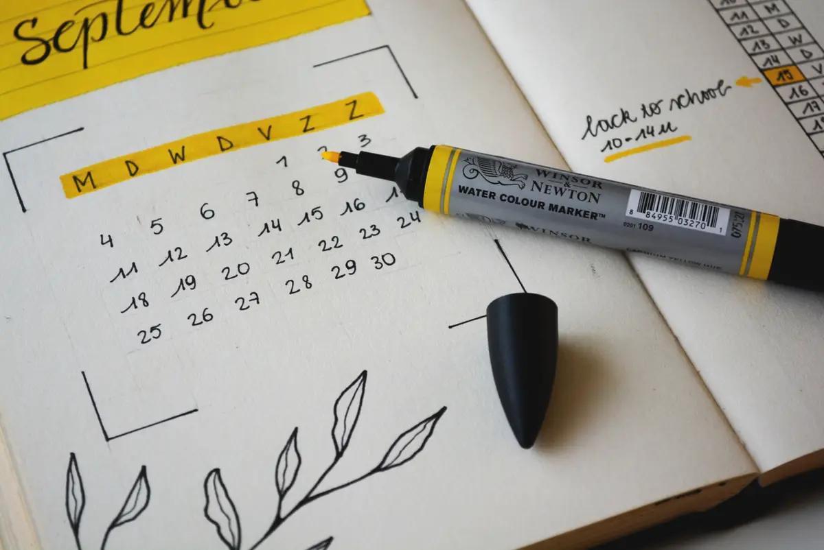 ايام الاسبوع بالانجليزي – قائمة كاملة، نطق، جمع وأصل